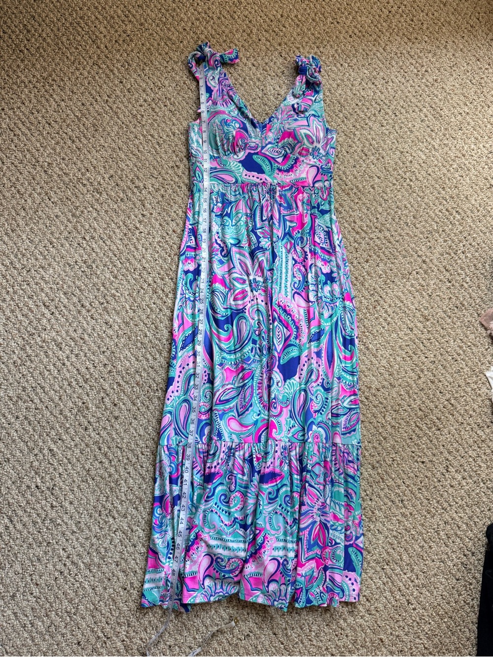 Lilly Pulitzer Living the Dream |Maxine Midi Dress | Size 6 | EUC - Picture 7 of 14